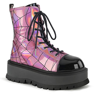 Demonia Slacker-88 Hologram Pink