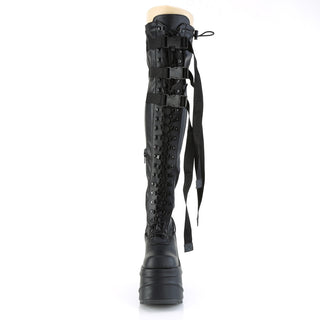 Demonia Wave-315 Black PU 2