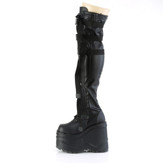 Demonia Wave-315 Black PU 3