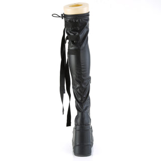 Demonia Wave-315 Black PU 4