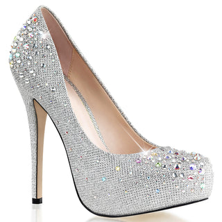 Destiny-06R Cinderella Rhinestone Pumps