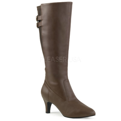 wide calf brown boots