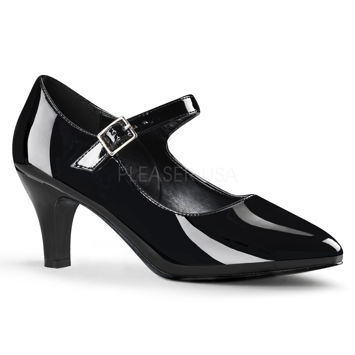 Divine D'Orsay Mary Jane Shiny Pumps