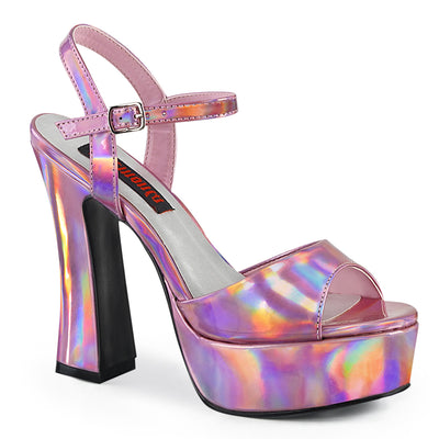 Little Sexy Dolly Pink Hologram Sandals