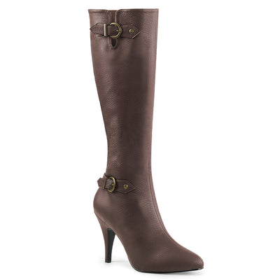 Buckled Brown Knee High Brown Boots