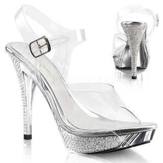 Rhinestone platform heels