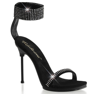 fabulicious chic-40 rhinestone black heels