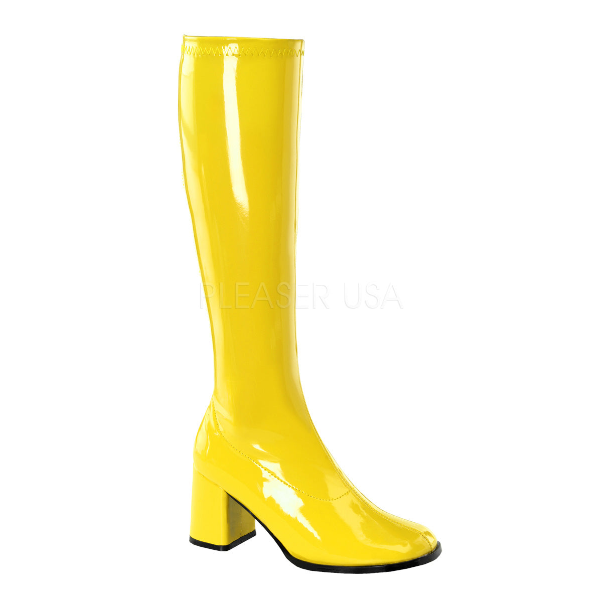 Yellow Gogo Boots