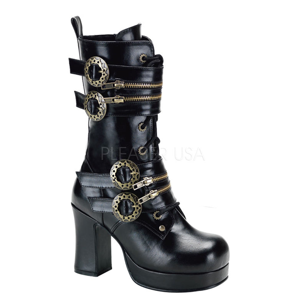 Demonia top steampunk boots