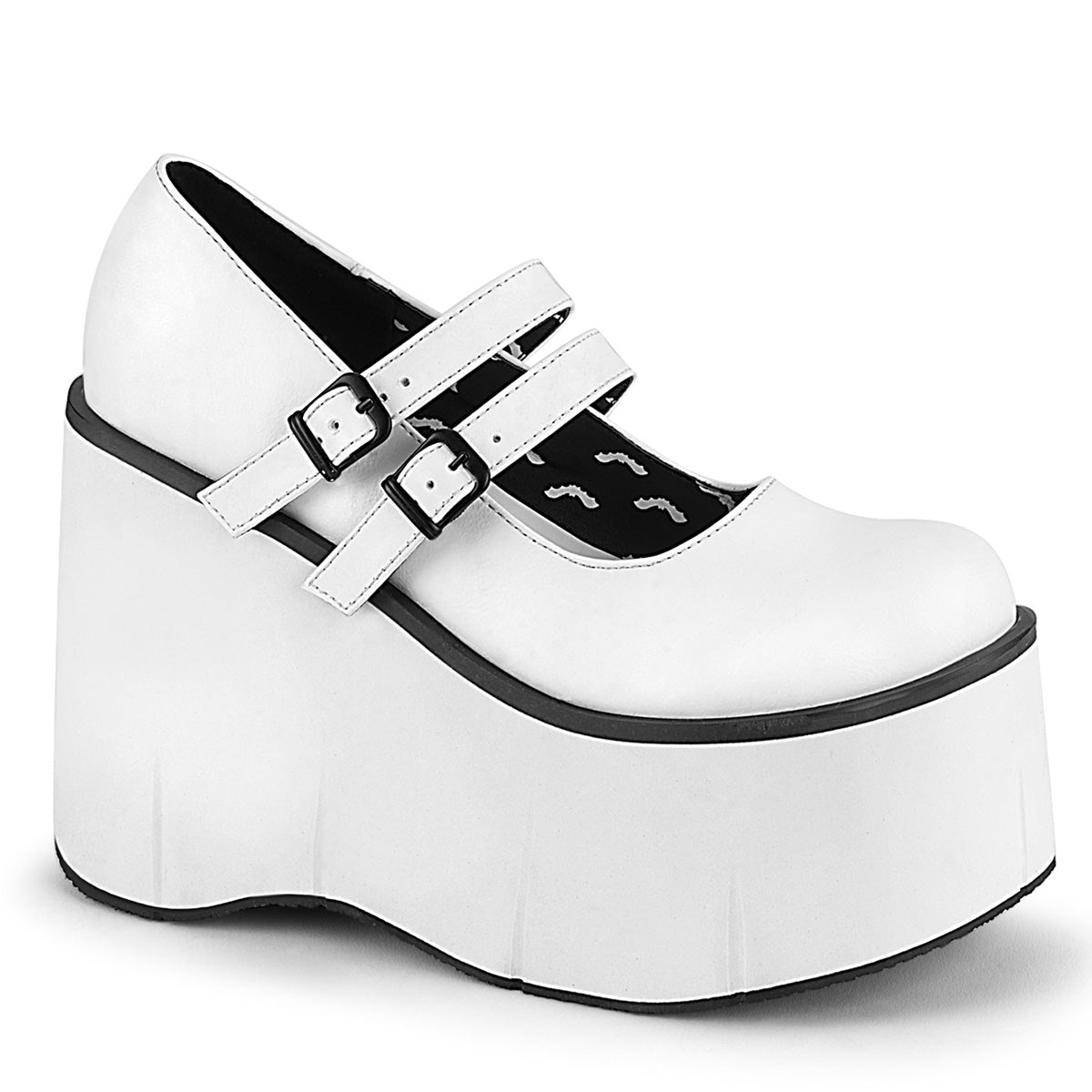 Mary Jane Style White Platform Shoes