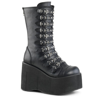 Too Many Buckles Platform Boots