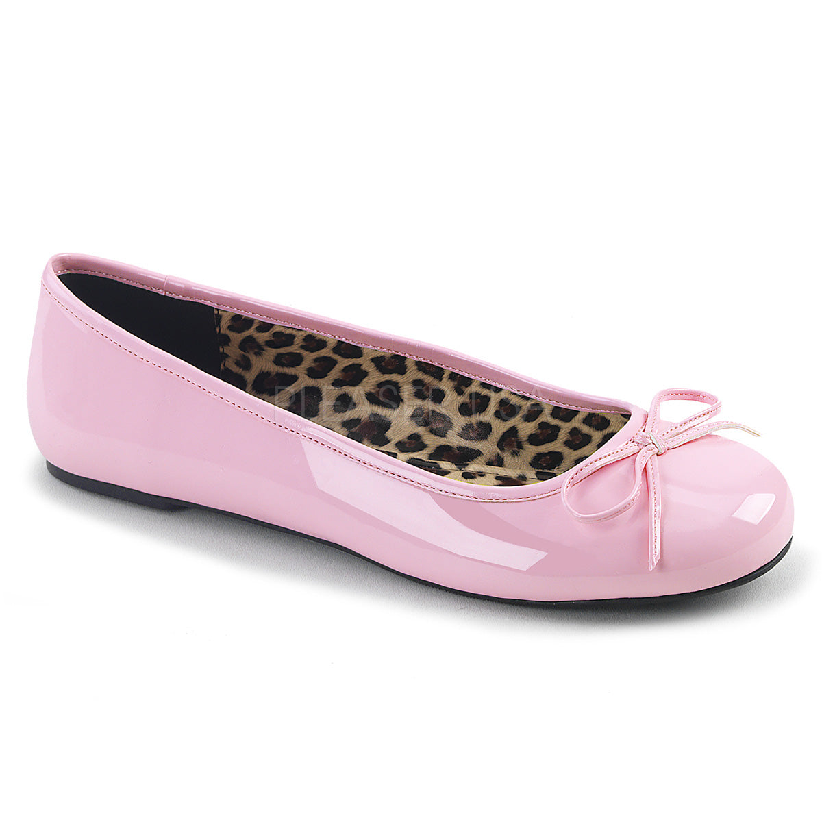 large size pink ballet flats