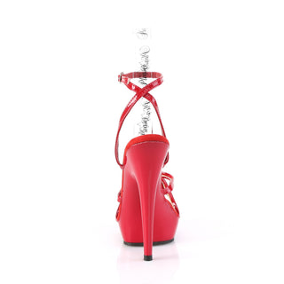 large size red sandals - sultry-638