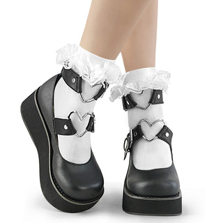 lolita shoes - Demonia Sprite-02 black Mary Jane shoes