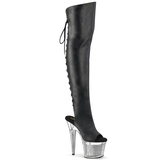 open heel over the knee boots - Pleaser Spectator-3019