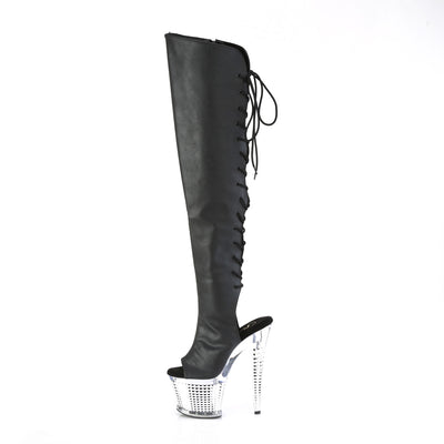 open toe over the knee boots - pleaser spectator-3019