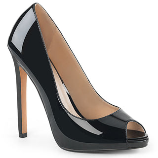 pleaser sexy-42 peep-toe hidden platform stiletto pumps
