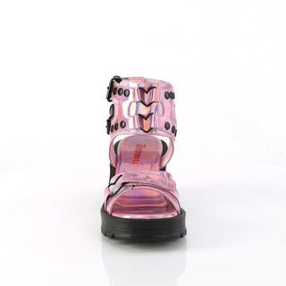Pin Hologram Sandals Demonia Bratty-07