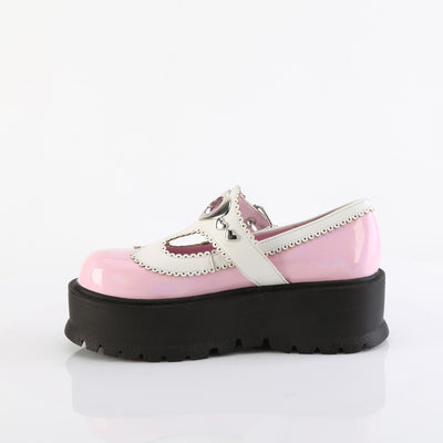 Pink Lolita Shoes Demonia Slacker-23