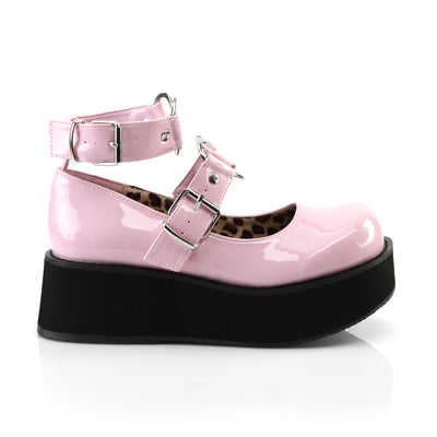Little Sexy Dolly Platform Shoes Pink (Demonia Sprite-02)