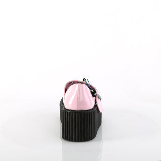 Pink Punk Platform Shoes - Demonia Creeper-230