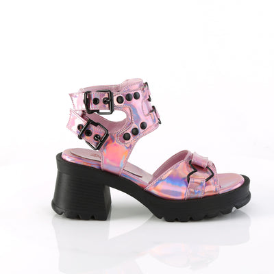 Pink Sandals Demonia Bratty-07