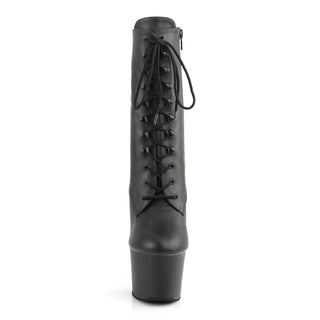 Platform Boots - Pleaser Sky-1020 Black PU
