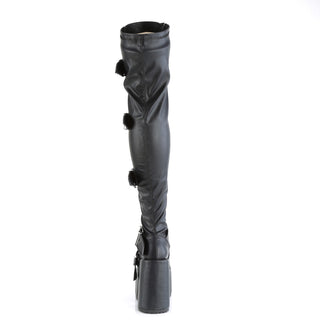 Platform Thigh High Boots Demonia Camel-305