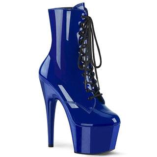 pleaser adore-1020 blue platform pole boots