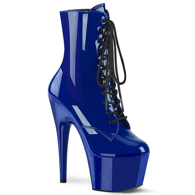 pleaser adore-1020 blue platform pole boots