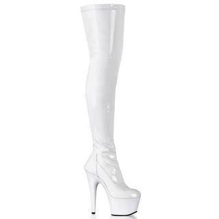 pleaser-adore-3000-patent-white-thigh-high-platform boots