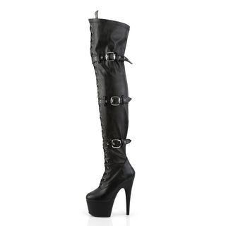 pleaser adore-3028 black side view