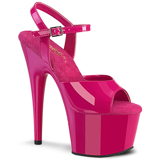 pleaser adore-709 hot pink platform pole heels