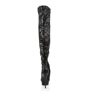 Pleaser Blonde-R-3011 Black Image-5