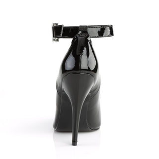 pleaser seduce-431 black-pa back view of stiletto heel