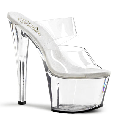 Pleaser Sky-302 Clear Sandals
