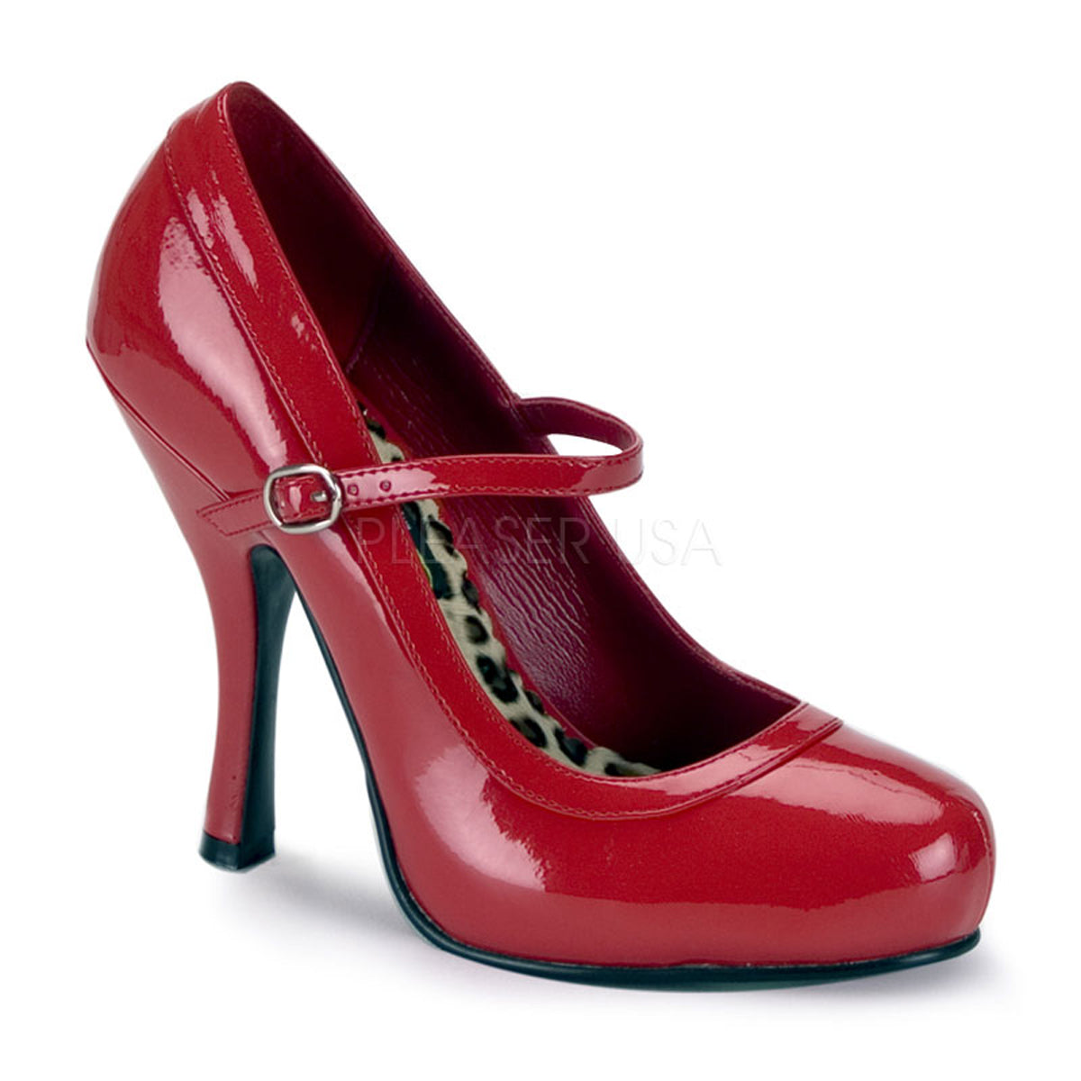 red pinup heels