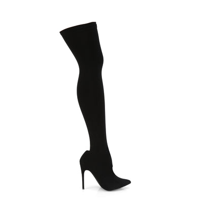 Pull On Thigh High Boots Pleaser Courtly-3005