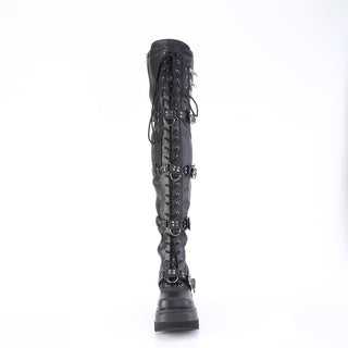 Punk Thigh High Boots Demonia Shaker-420