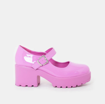 Puprle Platform Mary Jane Shoes - Koi Footwear image-1