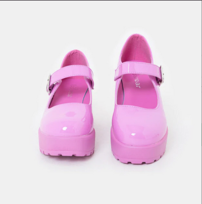 Puprle Platform Mary Jane Shoes - Koi Footwear image-