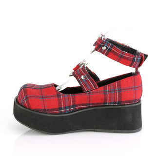 Red cute plaatform shoes - Demonia SPRITE-02