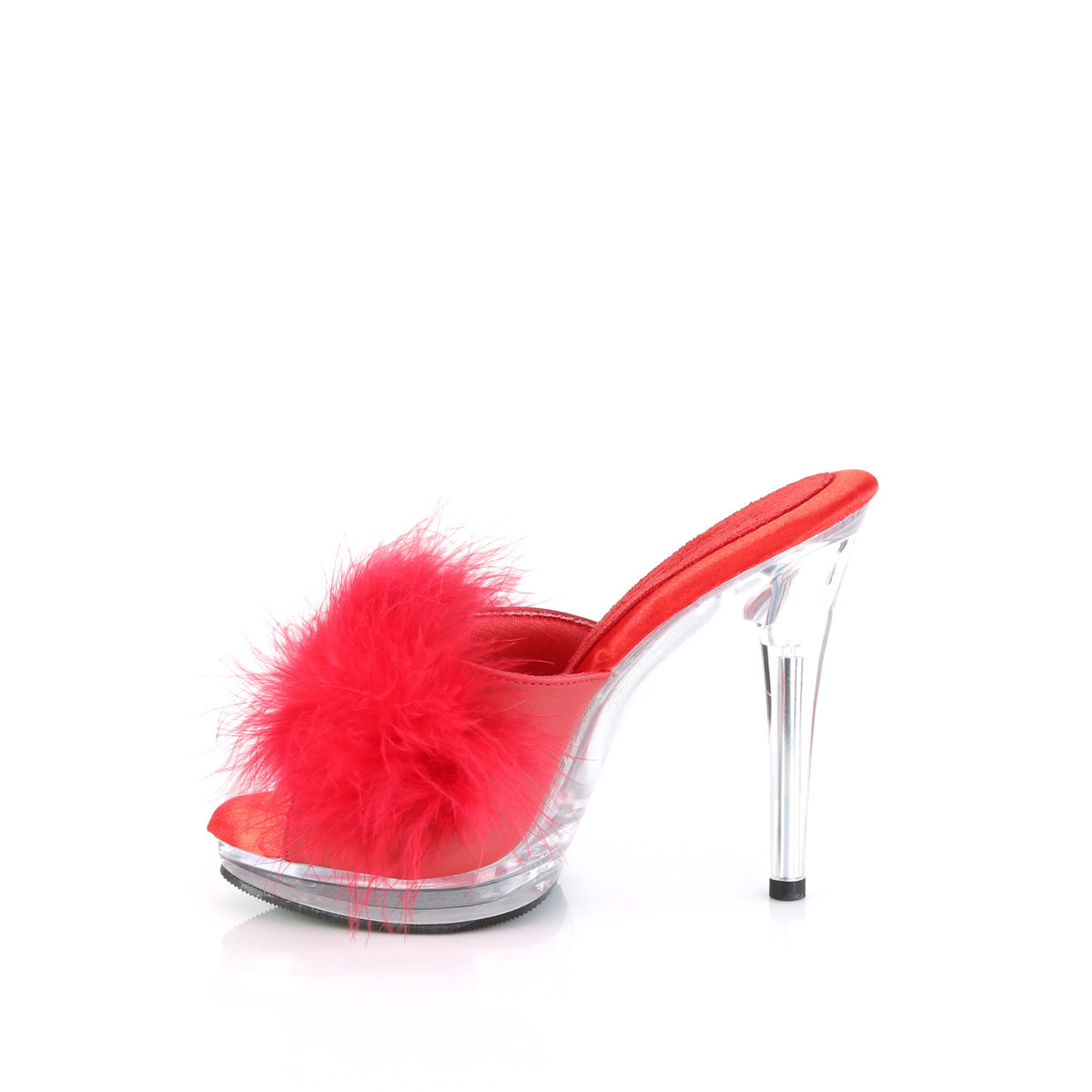 fabulicious-glory-501-f-8 Red Fur Slippers
