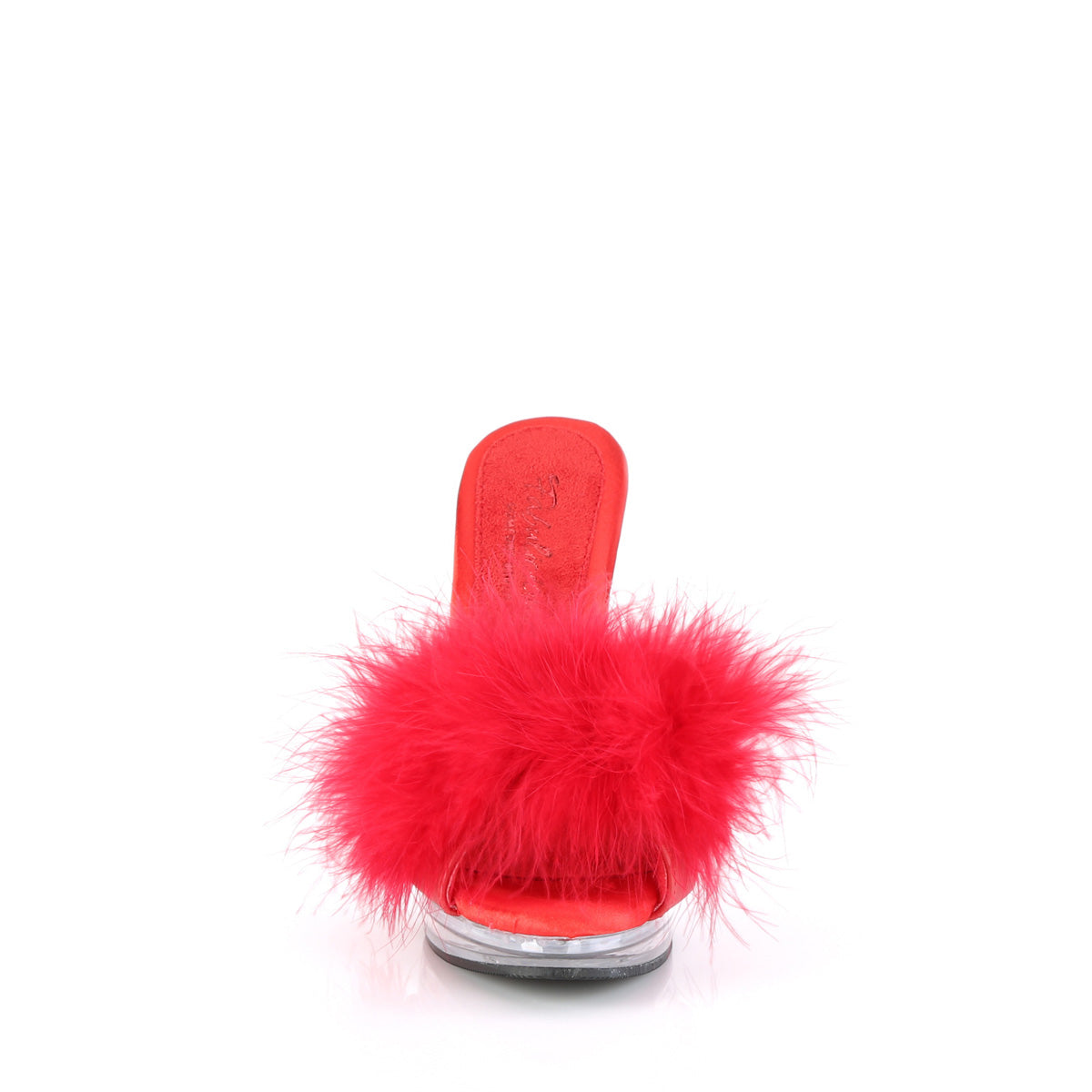 fabulicious-glory-501-f-8 Red Marabou Slippers