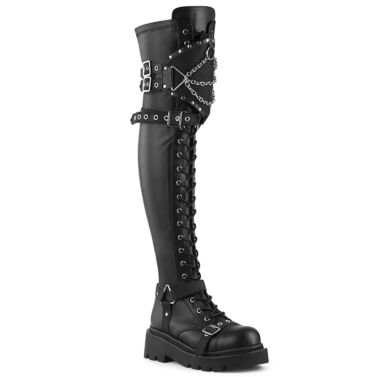 Chain My Soul Over The Knee Boots