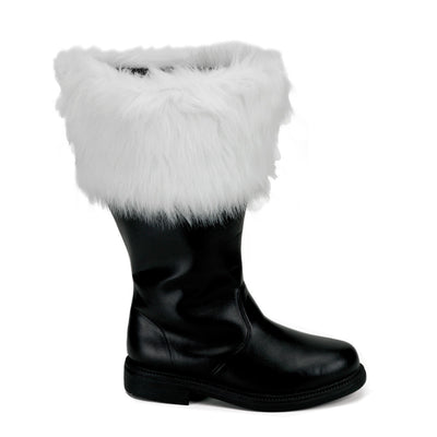 Santa Wide Calf Fur Boots