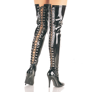 Seduce-3063 Open Back Thigh High Boots