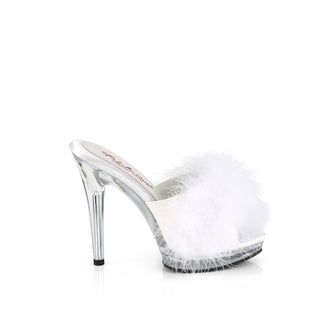 Sexy Fur Sandals White Glory-501f-8
