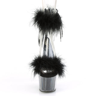 Sexy Platform Fur Sandals - Pleaser Adore-724F