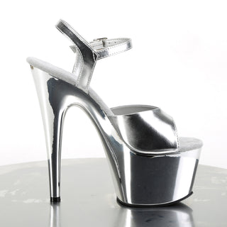 Silver Sexy Heels Pleaser Adore-709